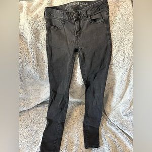 American Eagle black super stretch leggings size 2